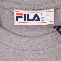 FILA Men's Classic Gray S/S Tee (S01) (Size XS)