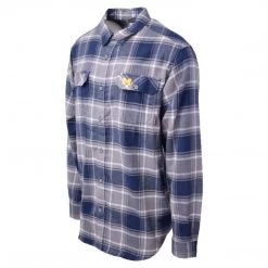 Columbia Men's Collegiate Flare Gun L/S Flannel Michigan Wolverines