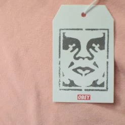 Spotted Clothing Obey Men's New Times Box Pink Tank Top