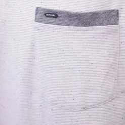 Spotted Clothing Rip Curl Men's Two-Tone Dark Grey Oatmeal Light Weight L/S Pullover Hoodie