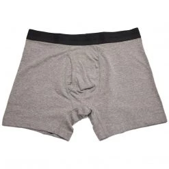 Spotted Clothing Kenneth Cole Men's 3 Pack Solid Dark Heather Grey Boxer Briefs (S09)