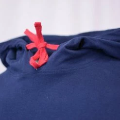 Spotted Clothing Mens Fourstar Men's Navy Blue Light Weight L/S Pullover Hoodie