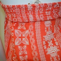 Spotted Clothing Womens Lagaci Women's Red/Orange Printed Beach Cover Up Summer Dress