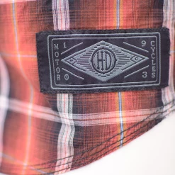 Harley-Davidson Men's Black Red S/S Woven (S07) - Small