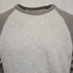 Spotted Clothing Vans Off The Wall Men's Chandler Thermal Raglan 3/4 Sleeve Crewneck