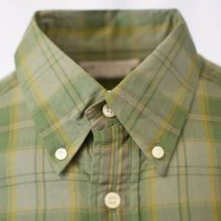 Beretta Men's Green Plaid L/S Woven Shirt