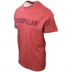 Caterpillar Men's Maroon S/S T-Shirt S12
