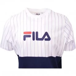 Spotted Clothing FILA Men's White Navy Stripe S/S Tee (S03) Size Small