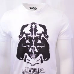 Star Wars Men's Darth Vader White S/S T-Shirt