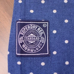 Super Dry Superdry Men's Indigo Riveter Polka Dot S/S Woven