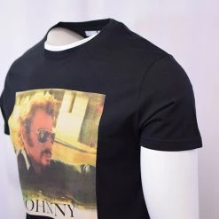 Johnny Haliday Mens Johnny Hallday Men's On A Tous Quelque Chose De Johnny S/S T-Shirt