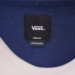 Spotted Clothing Vans Off The Wall Men's Navy White Stripe Sleeveless Tank Top S07-A (Size Small)