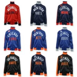 Spotted Clothing G-III Sports By Carl Banks Men's MLB Racer Turtle Neck Zip Sweater