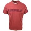 Caterpillar Men's Maroon S/S T-Shirt S12
