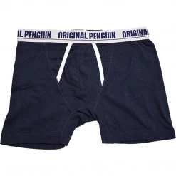 Spotted Clothing Kenneth Cole Men's 3 Pack Solid Navy Blue Navy Boxer Briefs (S05)