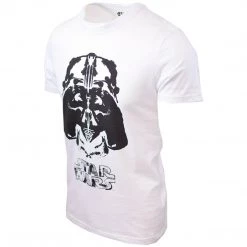 Star Wars Men's Darth Vader White S/S T-Shirt
