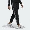 Adidas Men's Black Knitted 3/4 Track Pants Mens