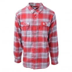 Columbia Men's Collegiate Flare Gun L/S Flannel Oklahoma Sooners