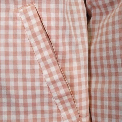 OBEY Men's Salmon White Essential Mini Box Plaid Full-Zip L/S Shirt (Medium)