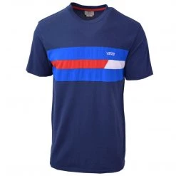 Spotted Clothing Vans Off The Wall Men's Red, White & Blue S/S Tee S10-A (Size Small)
