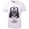 Star Wars Men's Darth Vader White S/S T-Shirt