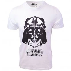 Star Wars Men's Darth Vader White S/S T-Shirt
