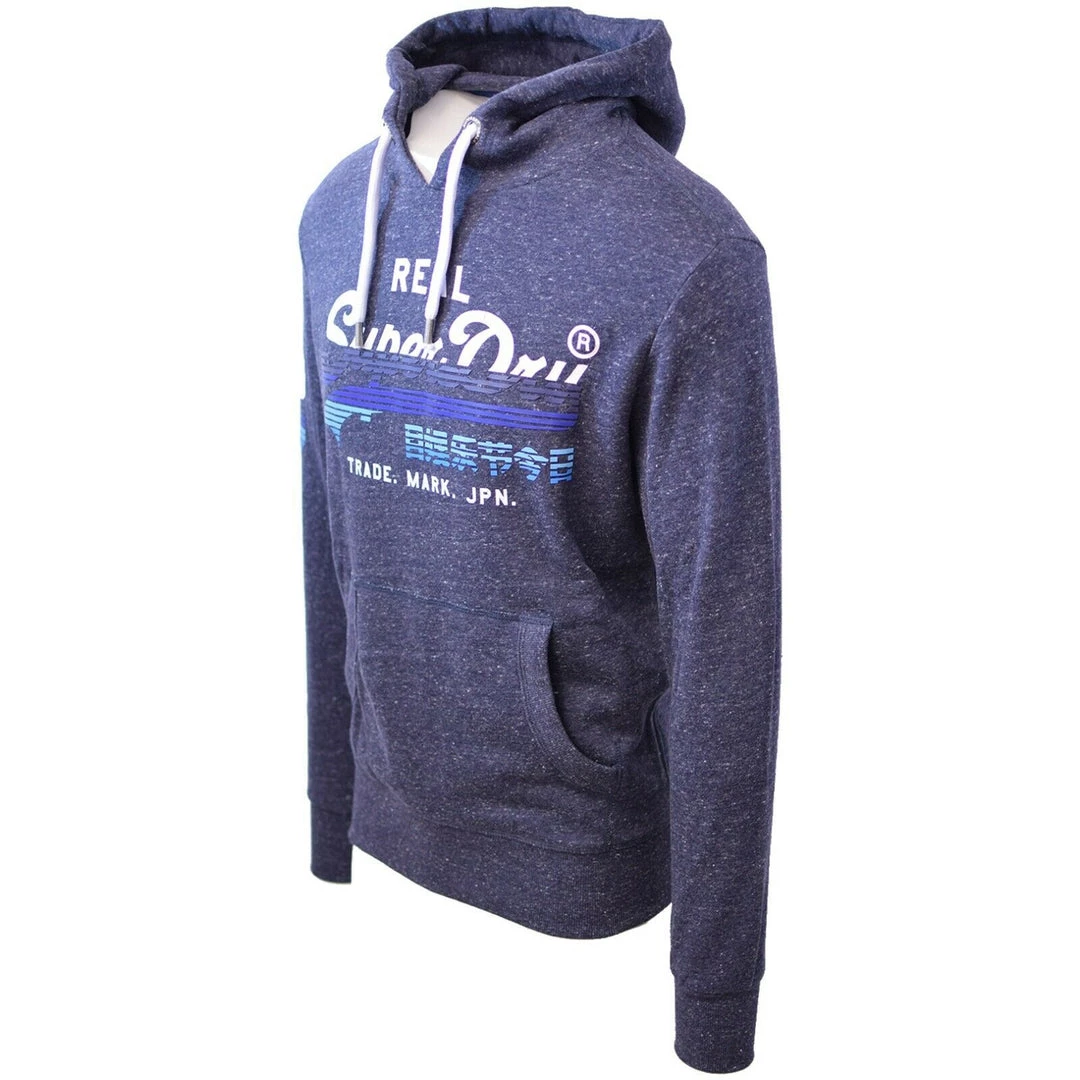 Super Dry SuperDry Men's Vintage Logo Cotton Blend Pull Over Hoodie 15 Super Dry SuperDry Men's Vintage Logo Cotton Blend Pull Over Hoodie