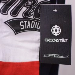 Akademics Akademiks Men's Three Tone Black, White & Red S/S Tank Top