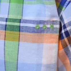 Columbia Men's Tropical Paradise PFG Harborside Linen Camp S/S Woven Shirt (Size L)