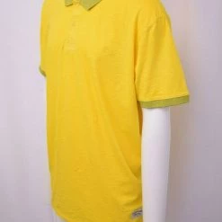 Spotted Clothing Timberland Men's Yellow S/S Polo Shirt S01 (Size 3XL)