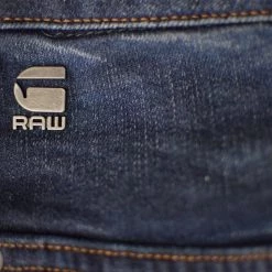 Spotted Clothing G-Star RAW Men's D-Staq Authentic Dark Aged Zip Slim Fit Jeans