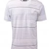 Spotted Clothing Vans Off The Wall Men's White Striped Climbed-J S/S Tee S02