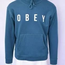 Spotted Clothing Obey Men's Light Coloured Anyway L/S Pull Over Hoodie