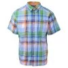 Columbia Men's Tropical Paradise PFG Harborside Linen Camp S/S Woven Shirt (Size L)