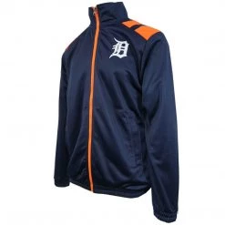 Spotted Clothing G-III Sports By Carl Banks Men's MLB Two Stripes Turtle Neck Zip Sweater