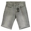 Spotted Clothing G-Star RAW Men's 3301 Straight Light Aged Grey Denim Shorts