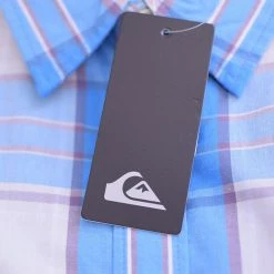 Spotted Clothing Quik Silver Men's Locked Down Plaid S/S Woven Shirt