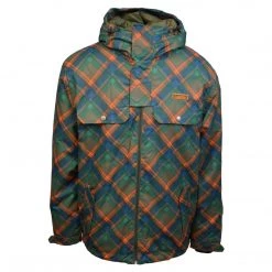Mens Wed'ze By Decathlon Men's Checkered Evostyle Fleece Lined Ski Jacket