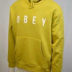 Spotted Clothing Obey Men's Light Coloured Anyway L/S Pull Over Hoodie