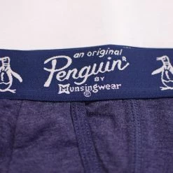 Spotted Clothing Original Penguin Men's 3 Pack Solid Grey Navy Grey Trunks (S03)