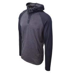 O'Neill Men's Light Weight Two Tone Henley Hoodie