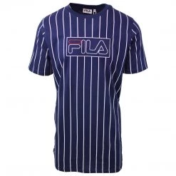 Spotted Clothing FILA Men's Navy White Stripe S/S Tee (S04)