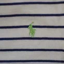 Polo Ralph Lauren Boy's Navy Cream Stripe S/S Tee