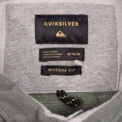 Spotted Clothing Quiksilver Men's Green Waterfall S/S Woven Shirt