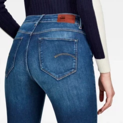 Spotted Clothing G-STAR RAW Women's Dark Aged Shape Zip High Super Skinny Jeans (D12371) 8 Spotted Clothing G-STAR RAW Women's Dark Aged Shape Zip High Super Skinny Jeans (D12371)