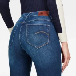 Spotted Clothing G-STAR RAW Women's Dark Aged Shape High Super Skinny Jeans (D07113)