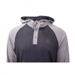 O'Neill Men's Light Weight Two Tone Henley Hoodie