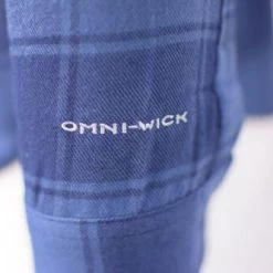 Columbia Men's Omni-Wick Kestrel Trail L/S Flannel Size XS