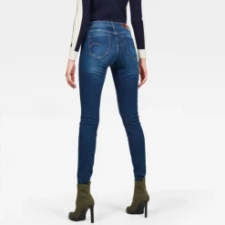 Spotted Clothing G-STAR RAW Women's Dark Aged Shape High Super Skinny Jeans (D07113)