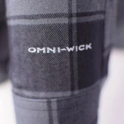 Columbia Men's Omni-Wick Kestrel Trail L/S Flannel Size XS